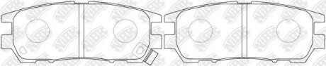 Колодки задні Mitsubishi NiBK PN3280