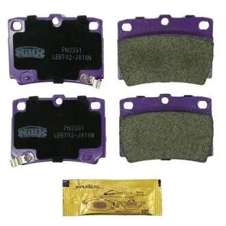 Колодки тормозные дисковые передние NiBK PN3391