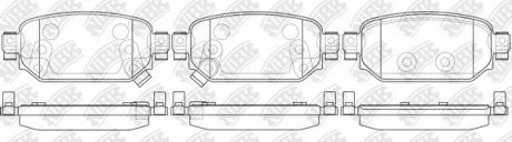 Колодки тормозные NiBK PN5819
