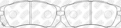 Колодки гальмівні передні Subaru Impreza, Legasy NiBK PN7247