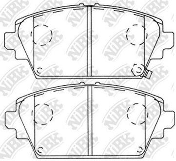 Колодки передние PRIMERA P12 NiBK PN8106