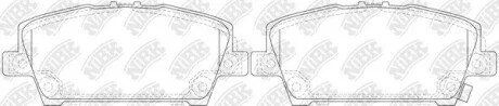 Колодки тормозные передние Honda Civic NiBK PN8866