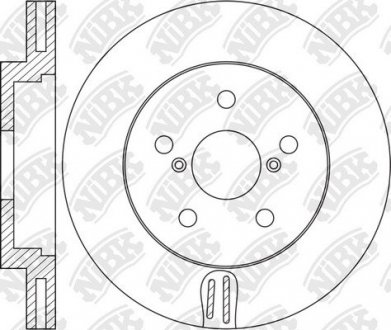 Диск гальмівний Original NiBK RN1471V