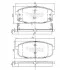 Гальмiвнi колодки дисковi NIPPARTS J3600319 (фото 1)