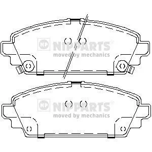Гальмiвнi колодки дисковi NIPPARTS J3604048