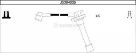 Дроти запалення, набір NIPPARTS J5384006