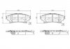 Гальмiвнi колодки дисковi заднi N3612047