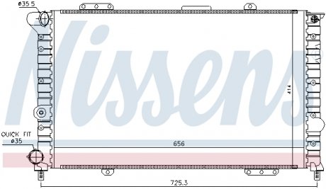 Радиатор NISSENS 60053 (фото 1)