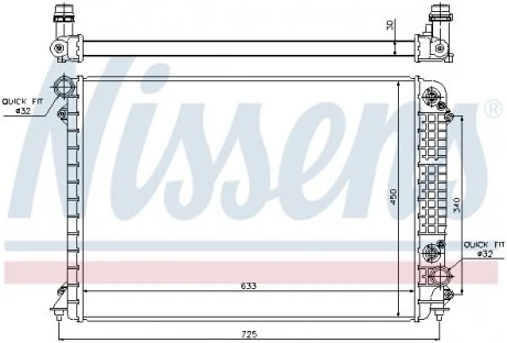 Радіатор NISSENS 60241