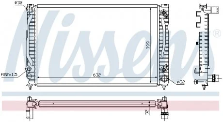 Радиатор NISSENS 60495