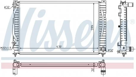 Радиатор NISSENS 60496