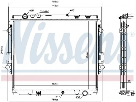 Прокладка головки цилиндра NISSENS 606069
