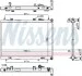 Радіатор охолодження NISSENS 606308 (фото 1)