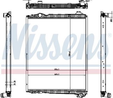 Автозапчасть NISSENS 606323