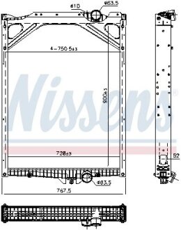 Автозапчасть NISSENS 606367