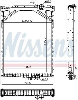 Автозапчасть NISSENS 606367