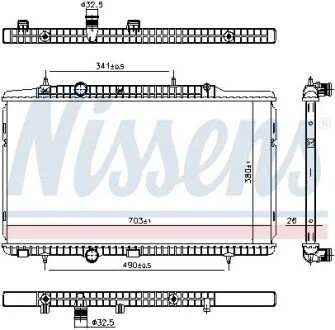 Автозапчасть NISSENS 606405