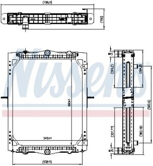 Автозапчасть NISSENS 606425