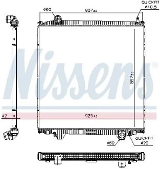 Автозапчасть NISSENS 606691