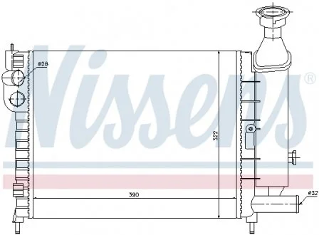 Радиатор NISSENS 61372