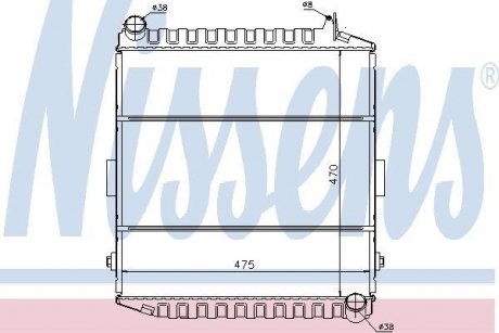 Радіатор NISSENS 61450