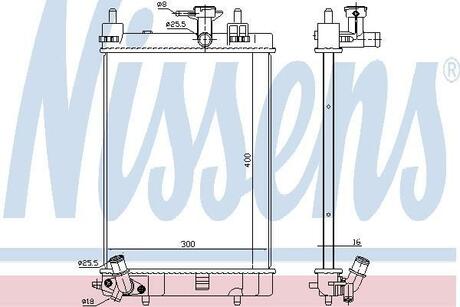 Радіатор NISSENS 617554 (фото 1)