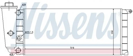 Радиатор NISSENS 61837