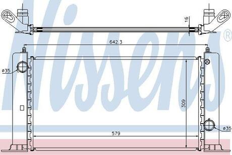 Радиатор NISSENS 61883A (фото 1)
