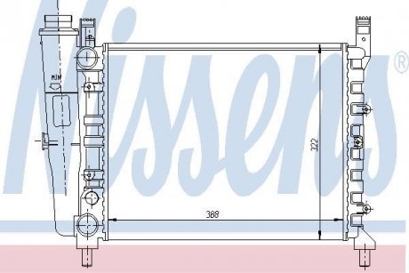 Радіатор NISSENS 61940 (фото 1)