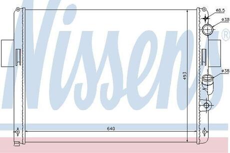 Радиатор NISSENS 61972 (фото 1)