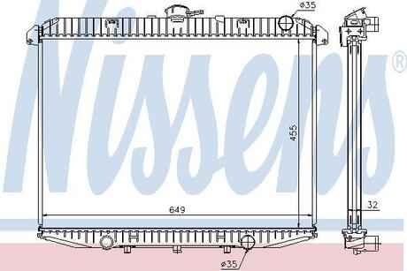 Радиатор NISSENS 62070A (фото 1)