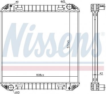 Радиатор NISSENS 623440