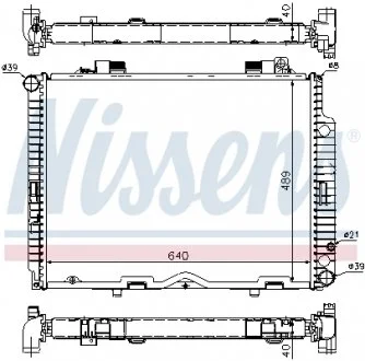 Радіатор NISSENS 62611A