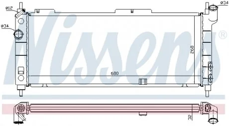 Радіатор NISSENS 63254A