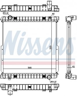 Радиатор NISSENS 63333 (фото 1)