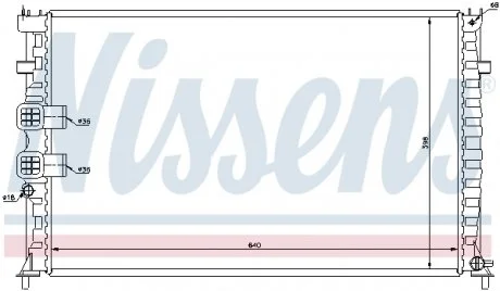 Радіатор NISSENS 63747