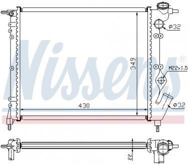 Радиатор NISSENS 63931 (фото 1)