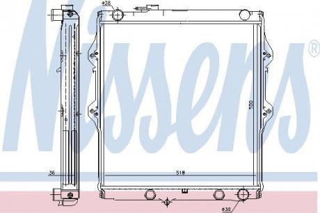 Радиатор 3,0 TD NISSENS 646848