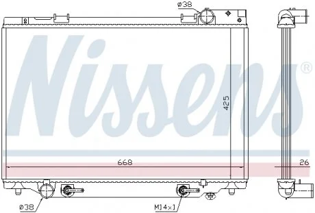 Радиатор NISSENS 647451