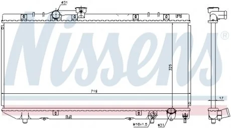Радиатор NISSENS 64775