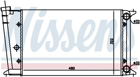 Радиатор NISSENS 65020