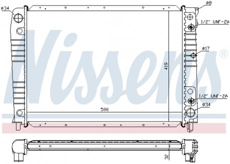 Радiатор NISSENS 65537A