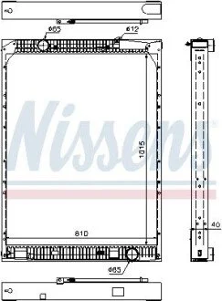 Радиатор NISSENS 67169 (фото 1)