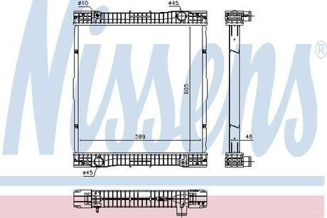 Радиатор NISSENS 67184
