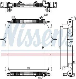 Радиатор NISSENS 67206