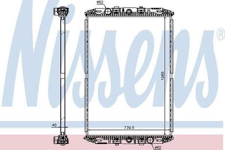 Радиатор NISSENS 67219