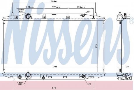 Автозапчасть NISSENS 681408