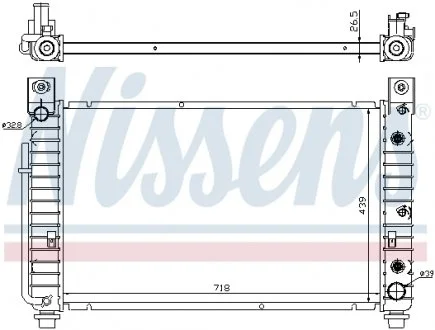 Радиатор NISSENS 69092