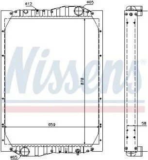 Радіатор NISSENS 69601A