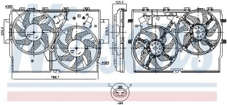 WENTYLATOR CHLOD.DUCATO 2.3D 11- NISSENS 850001 (фото 1)